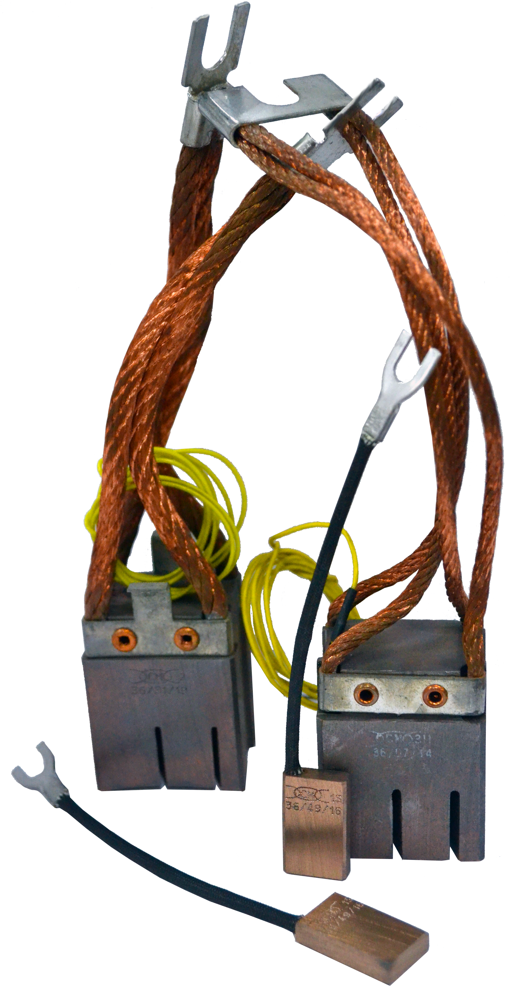 Меднографитовые  щетки  CM1S, CM2, CM3H